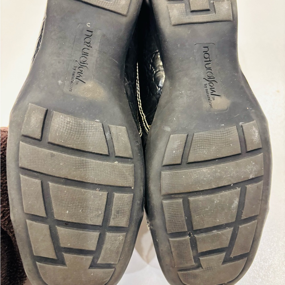 Naturalizer Textured Black Women’s Loafers size 8 mint condition - Picture 6 of 6